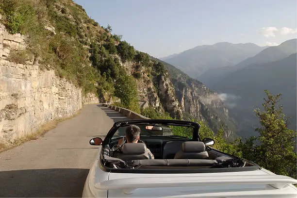 Photo of Joyride: driving an open convertible in the French Alps-Maritimes