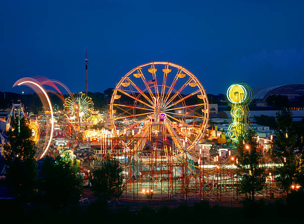 Minnesota State Fair Rides  amusement park ride stock pictures, royalty-free photos & images