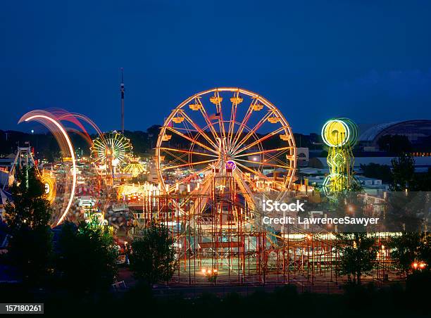Minnesota State Fair Rides Stock Photo - Download Image Now - Traveling Carnival, Agricultural Fair, Amusement Park