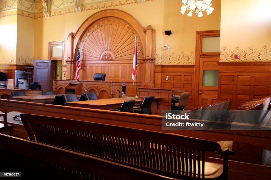 American Courtroom 3  Courtroom Stock Photo