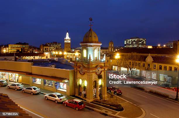 Photo libre de droit de Centre Commercial Plaza Shopping Center Kansas City Missouri banque d'images et plus d'images libres de droit de Kansas City - Missouri