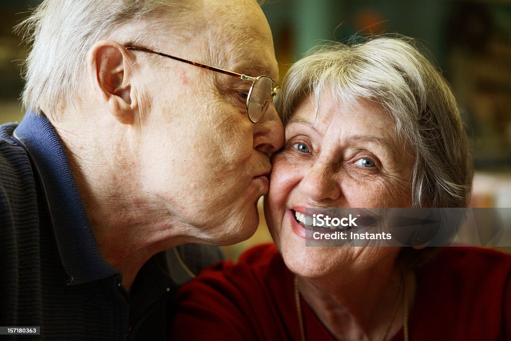 Mis padres-Feliz pareja senior - Foto de stock de Reírse libre de derechos