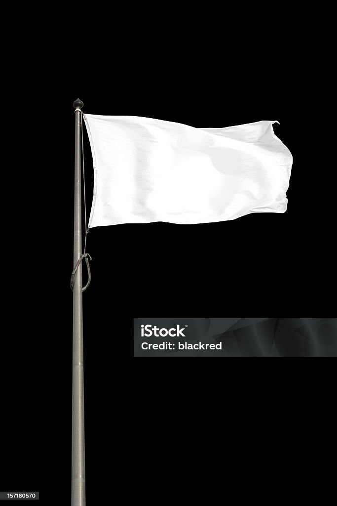 空白の白いフラグ - 旗のロイヤリティフリーストックフォト