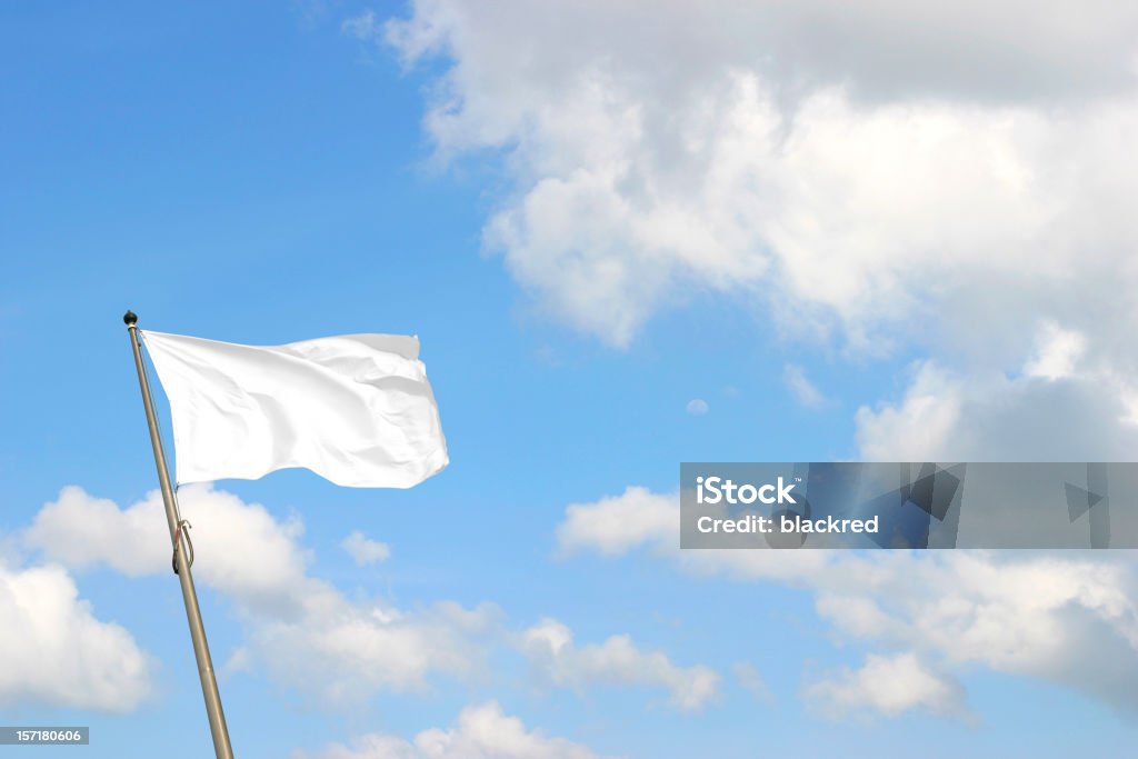 White Flag  Flag Stock Photo