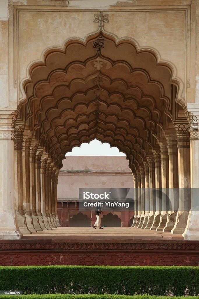 Fuerte de Agra arco - Foto de stock de Fuerte de Agra libre de derechos