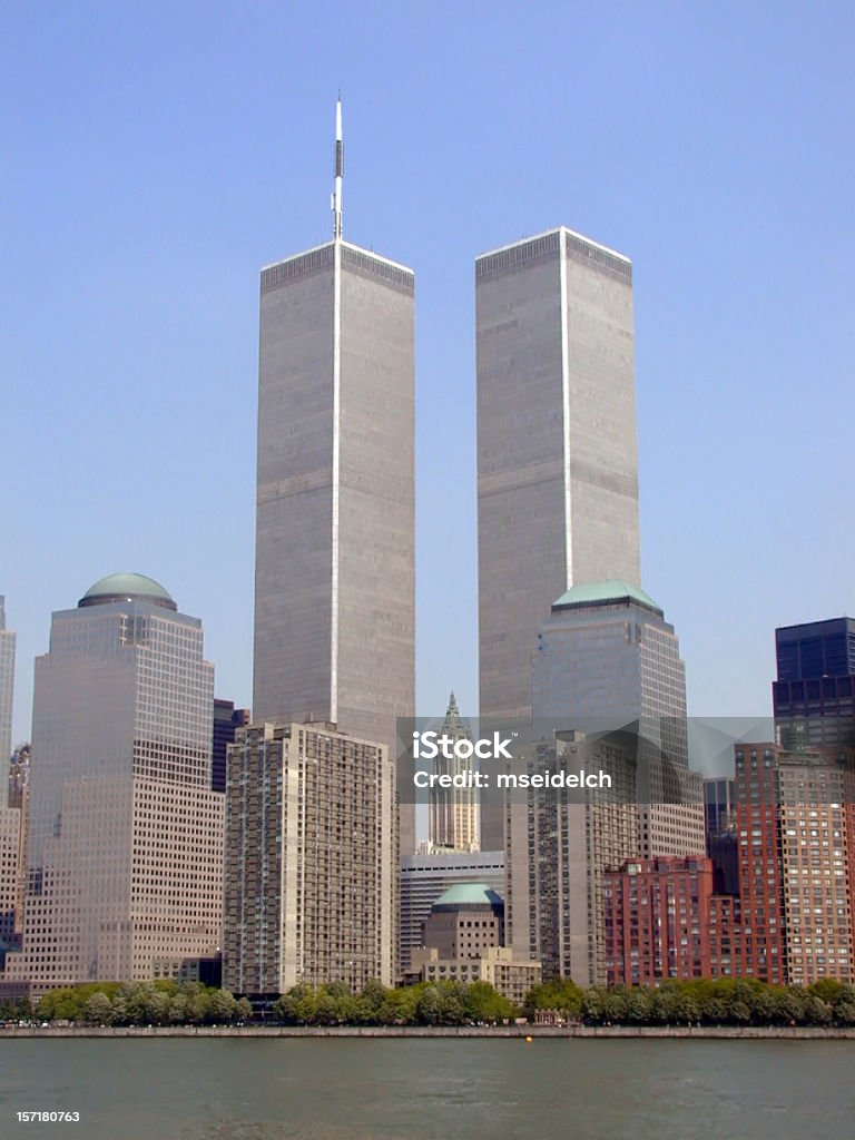 WTC, à New York, du World Trade Center - Photo de Attentat du 11 septembre 2001 libre de droits