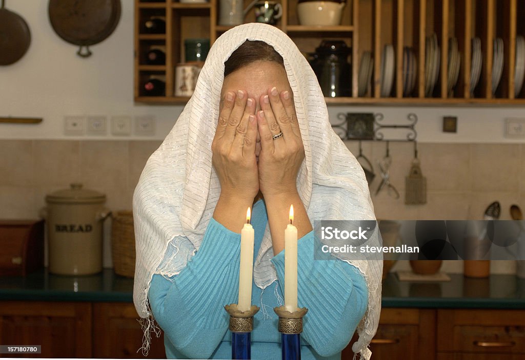 Jewish woman  Jewish Sabbath Stock Photo