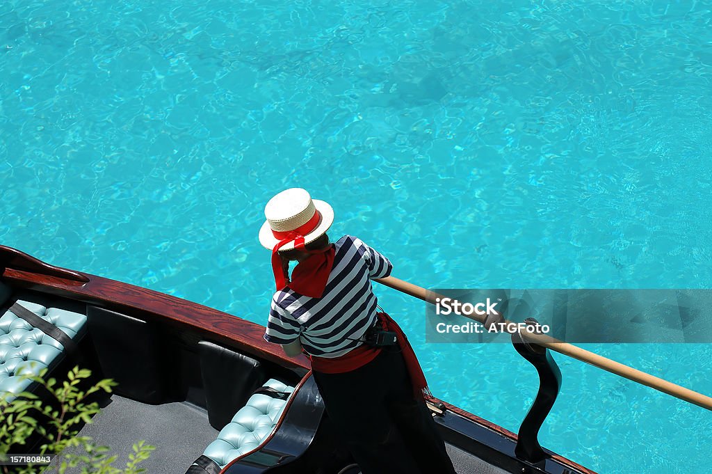 Gondolero - Foto de stock de Venecia - Italia libre de derechos