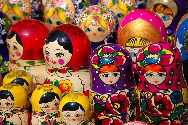 Russian Dolls II stock photo