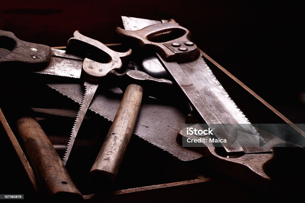 Плотницкие работы - Стоковые фото Деревянный ящик роялти-фри