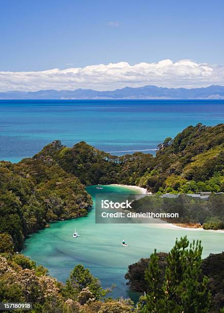 Entrada De Abel Tasman - Fotografias de stock e mais imagens de Parque nacional de Abel Tasman - Parque nacional de Abel Tasman, Nova Zelândia, Praia