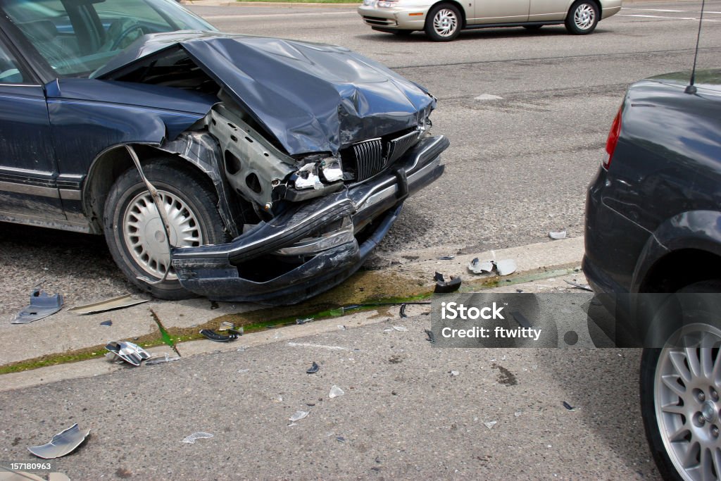 Unfall - Lizenzfrei Autounfall Stock-Foto