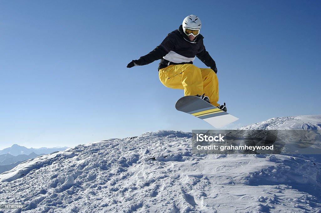 Snowboarder de paysage - Photo de Alpes européennes libre de droits