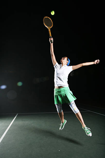 istock Tennis Action Shot Vertical Portrait 157181062