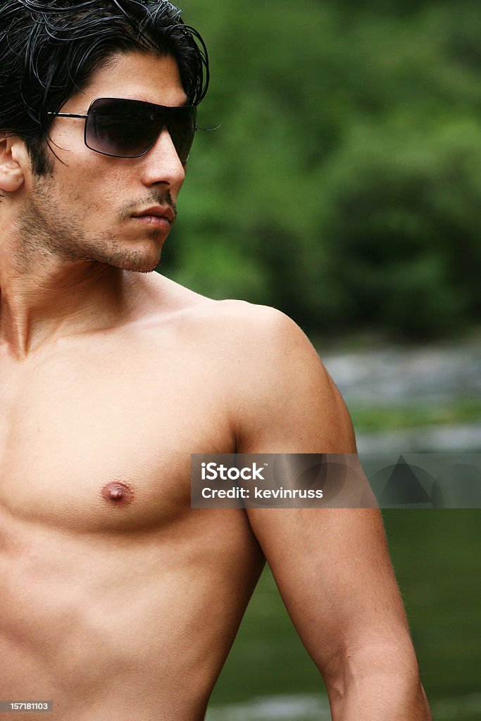 Jovem modelo masculino - Foto de stock de Adulto royalty-free