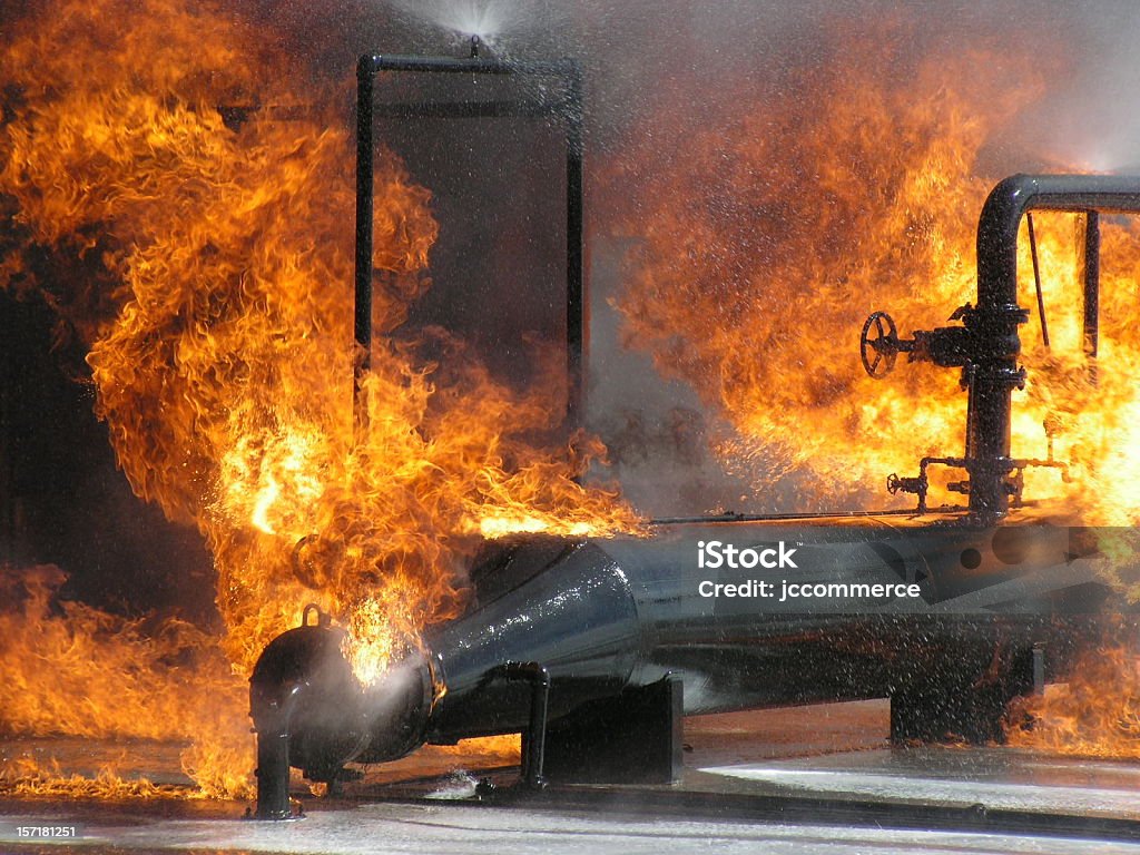 Brûler Pipe Extrême 2 - Photo de Feu libre de droits