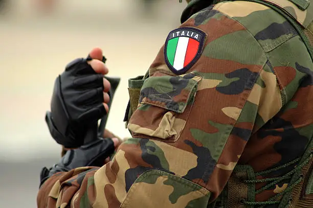 Photo of armed soldier - detail 2