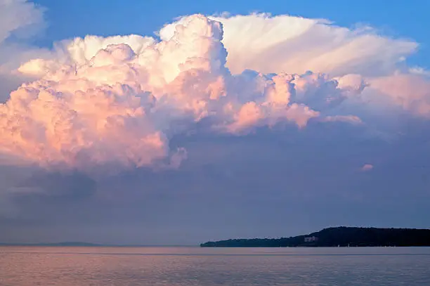Photo of Cumulus congestus clouds over Madison
