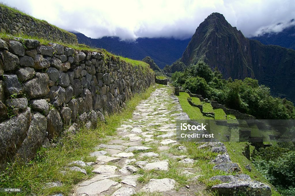 Trilha Inca - Royalty-free Estrada Foto de stock