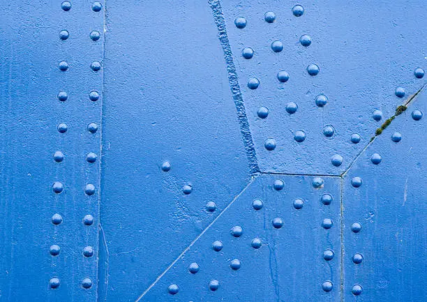 Photo of Blue Rivet Surface