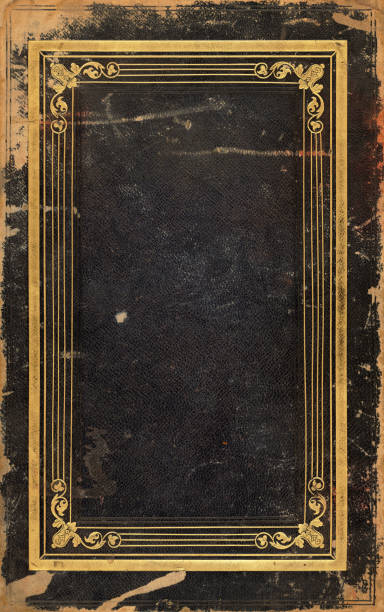 istock golden framed book cover 157181695