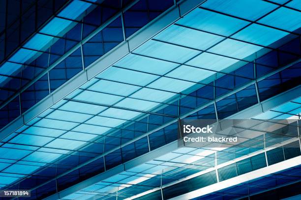 Architectural Abstracts Stock Photo - Download Image Now - Abstract, Architecture, Blue