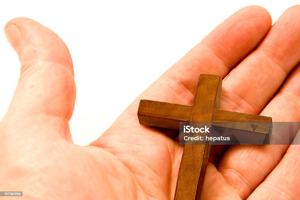 cross - Lizenzfrei Handfläche Stock-Foto