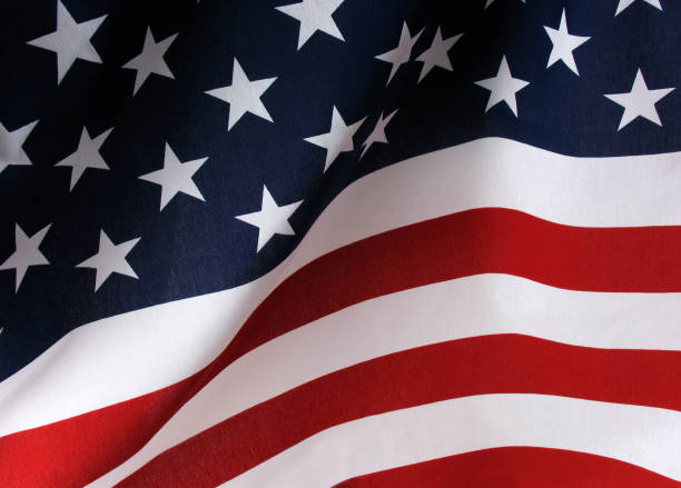 istock Waving American Flag USA Background 157182133