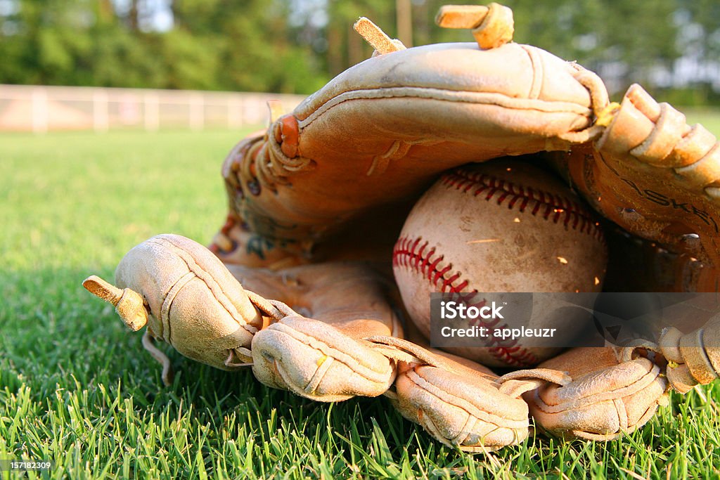 Et Gant de Baseball - Photo de Baseball libre de droits