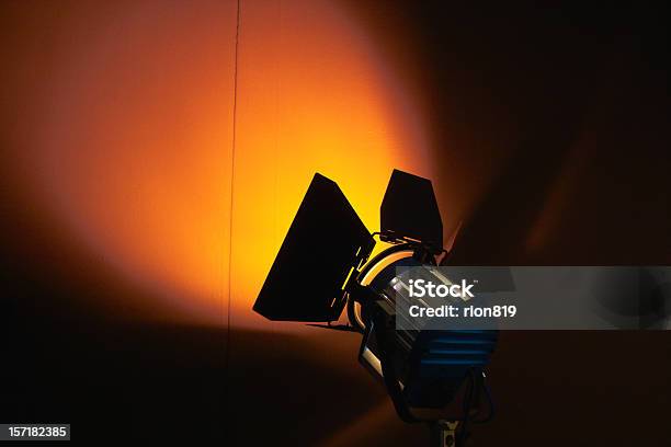 Lights Camera Action 6 Stock Photo - Download Image Now - Color Image, Dark, Film Industry