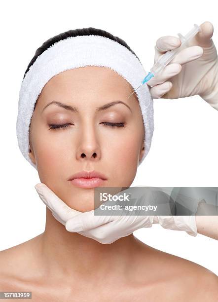 Botox Upper Lids Correction Stock Photo - Download Image Now - Adult, Adults Only, Beautiful People