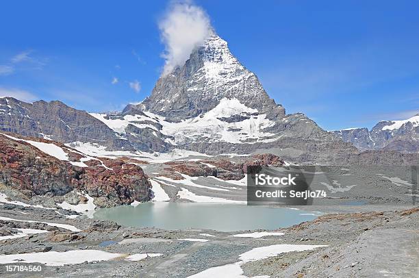 Matterhorn Switzerland Stock Photo - Download Image Now - Blue, Cliff, Cloud - Sky