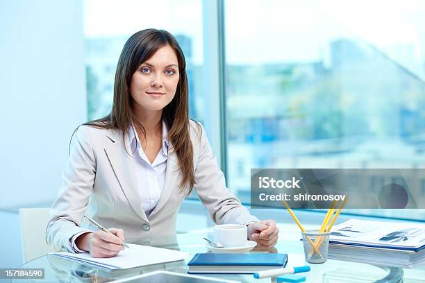 Writing Proficiency Test Stock Photo - Download Image Now - Adult, Adults Only, Beautiful People