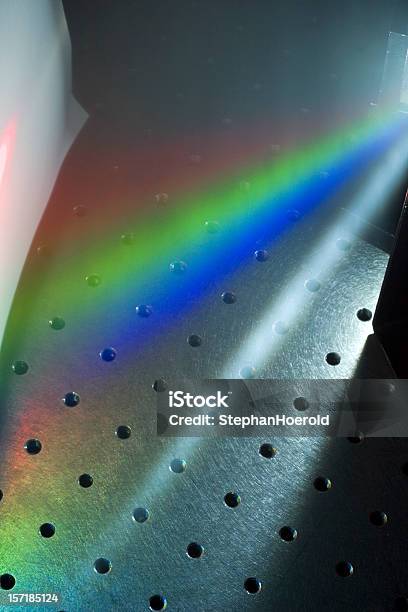 Branco Luz Laser Espectro Experiência Científica - Fotografias de stock e mais imagens de Ciência - Ciência, Concêntrico, Continuidade