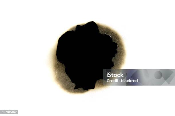 Bullet Hole Stock Photo - Download Image Now - Bullet Hole, Paper, Hole