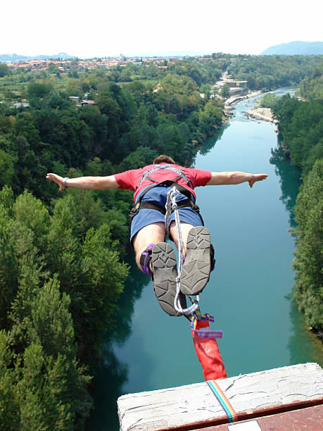 Bungee jump  bungee jumping stock pictures, royalty-free photos & images