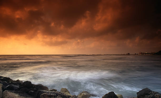 Tempestade que s'aproxima - fotografia de stock