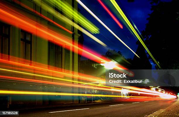 Ghostbus Stockfoto und mehr Bilder von Beleuchtet - Beleuchtet, Stadt, Straßenlaterne