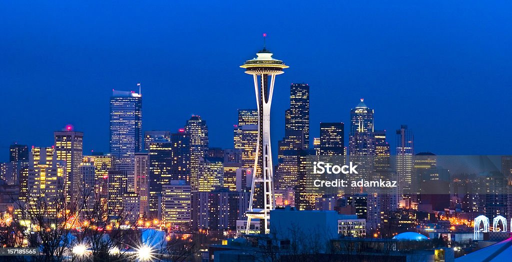Skyline di Seattle - Foto stock royalty-free di Seattle
