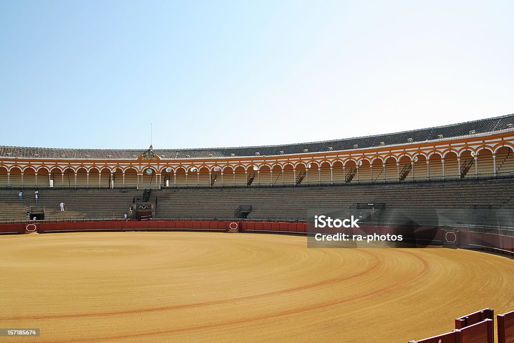 Stierkampfarena arena Sevilla - Lizenzfrei Stierkampf Stock-Foto