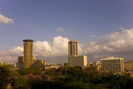 Nairobi city aerial.
