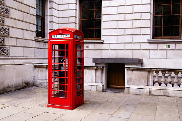 런던 phonebooth - telephone booth 뉴스 사진 이미지