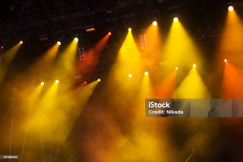 Concerto di luci - Foto stock royalty-free di Cantare