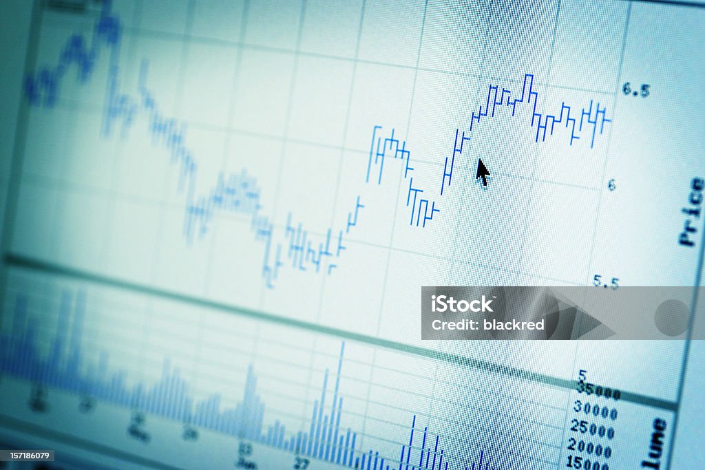 Stock Market Data  Backgrounds Stock Photo