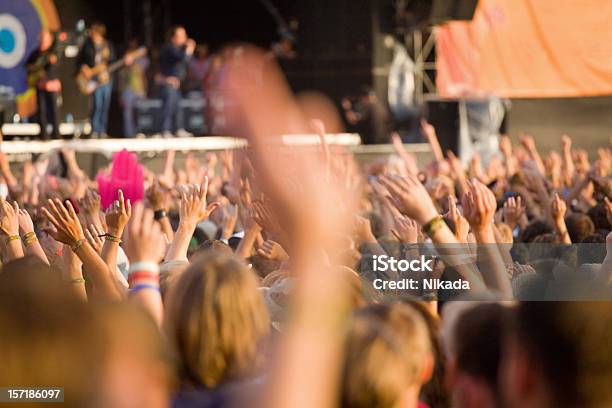 Rock Concert Stock Photo - Download Image Now - Adolescence, Atmosphere, Audience