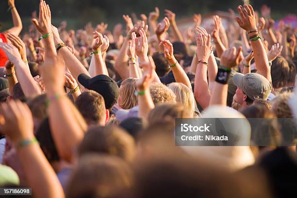 Rock Concert Stock Photo - Download Image Now - Dancing, Music Festival, Adolescence