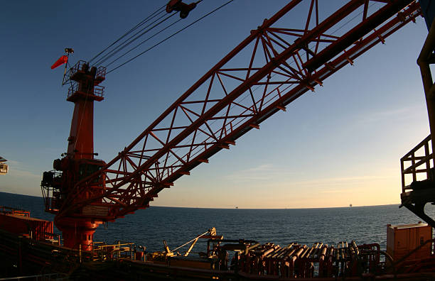 istock crane on an oil rig platform 157186211