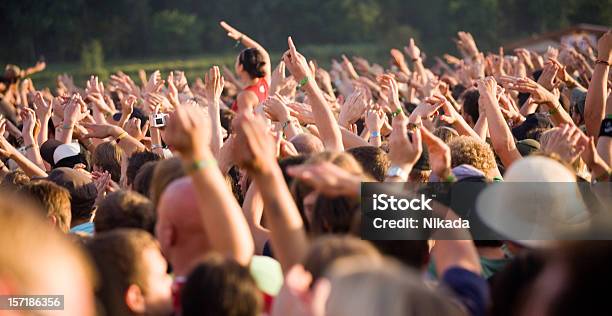 Music Festival Stock Photo - Download Image Now - Public Viewing Area, Crowd of People, Music Festival
