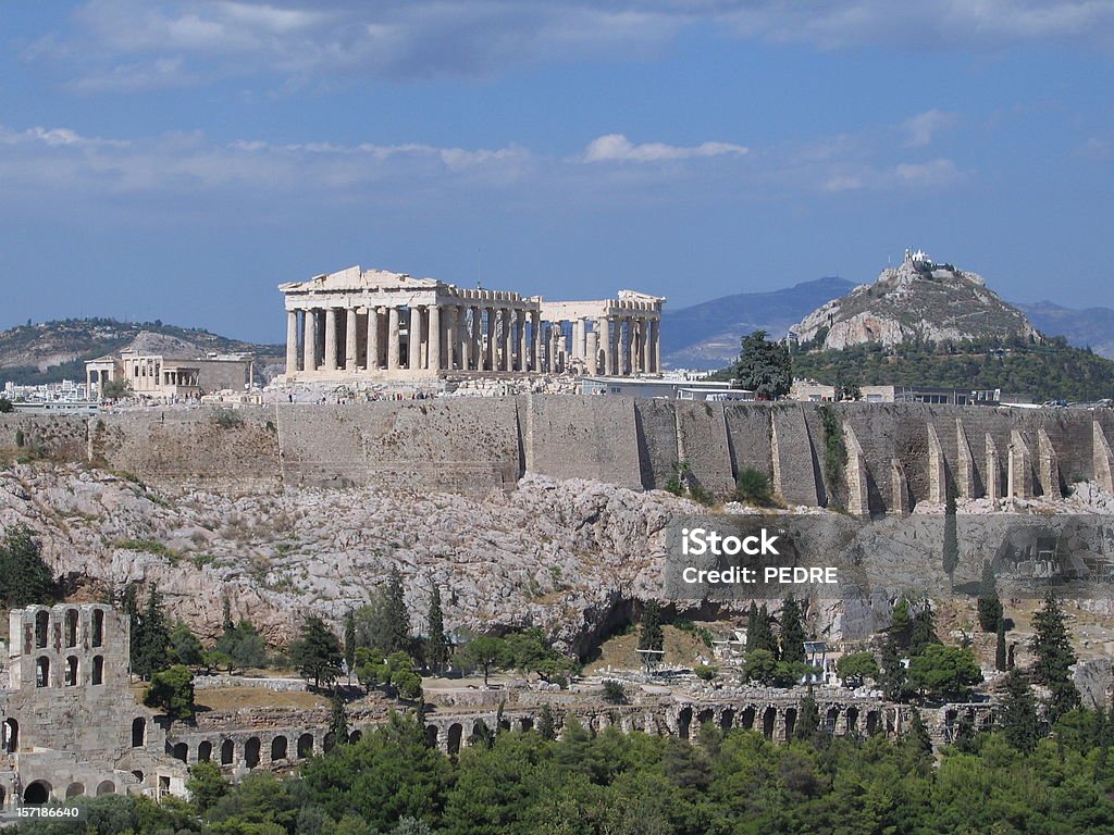 С видом на Акрополь - Стоковые фото Акрополь - Афины роялти-фри