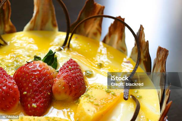 Strawberry Mango Cake Stock Photo - Download Image Now - Baked Pastry Item, Cake, Chocolate